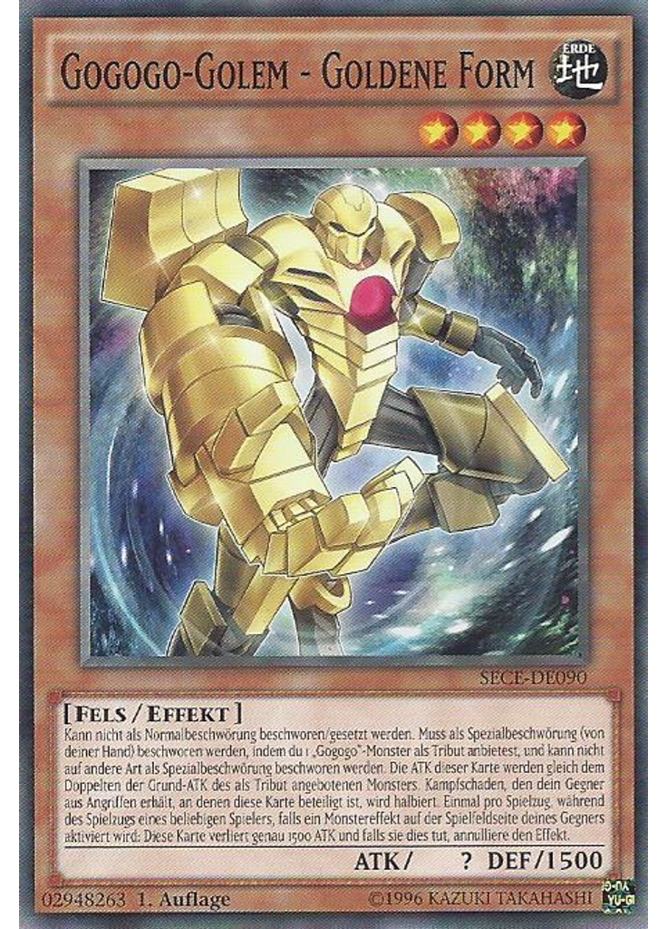 Gogogo-Golem - Goldene Form
