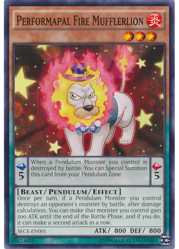 Performapal Fire Mufflerlion (Common Unlimited)