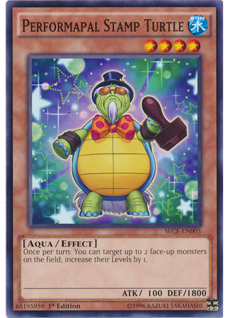 Performapal Stamp Turtle