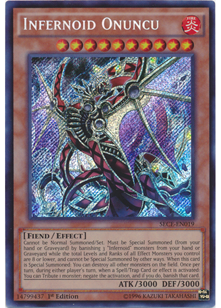 Infernoid Onuncu (Secret Rare 1st Edition)