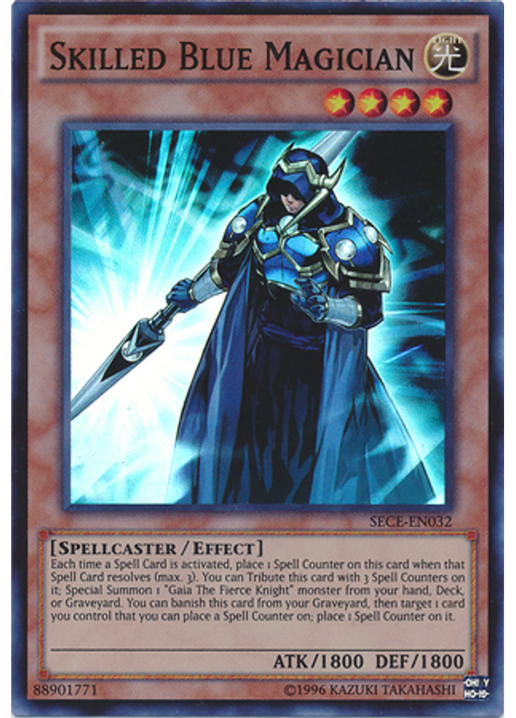 Skilled Blue Magician (Super Rare Unlimited)