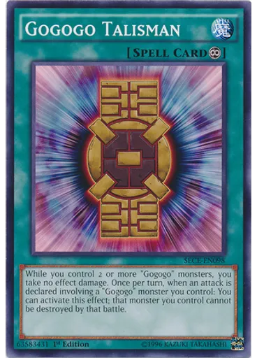 Gogogo Talisman — Secrets of Eternity