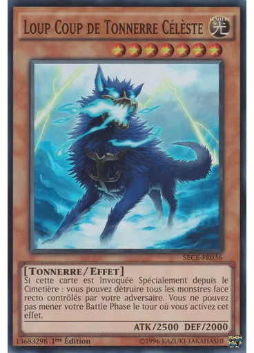 Loup Coup de Tonnerre Célèste