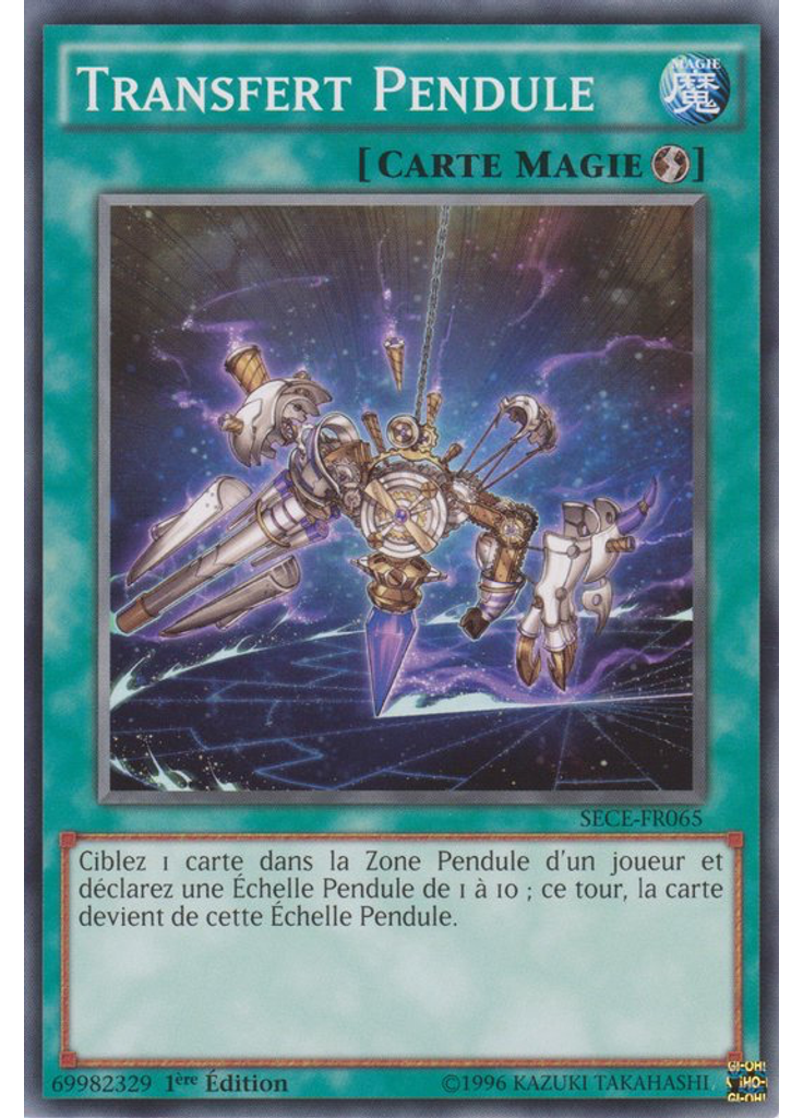 Transfert Pendule