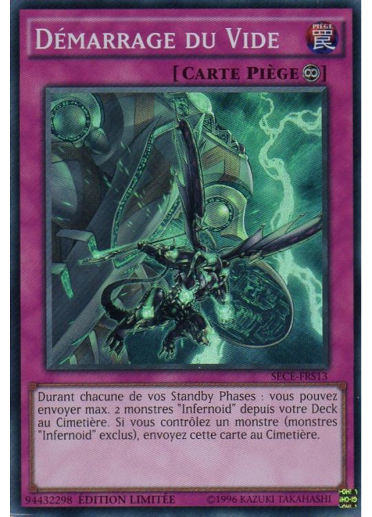 Démarrage du Vide