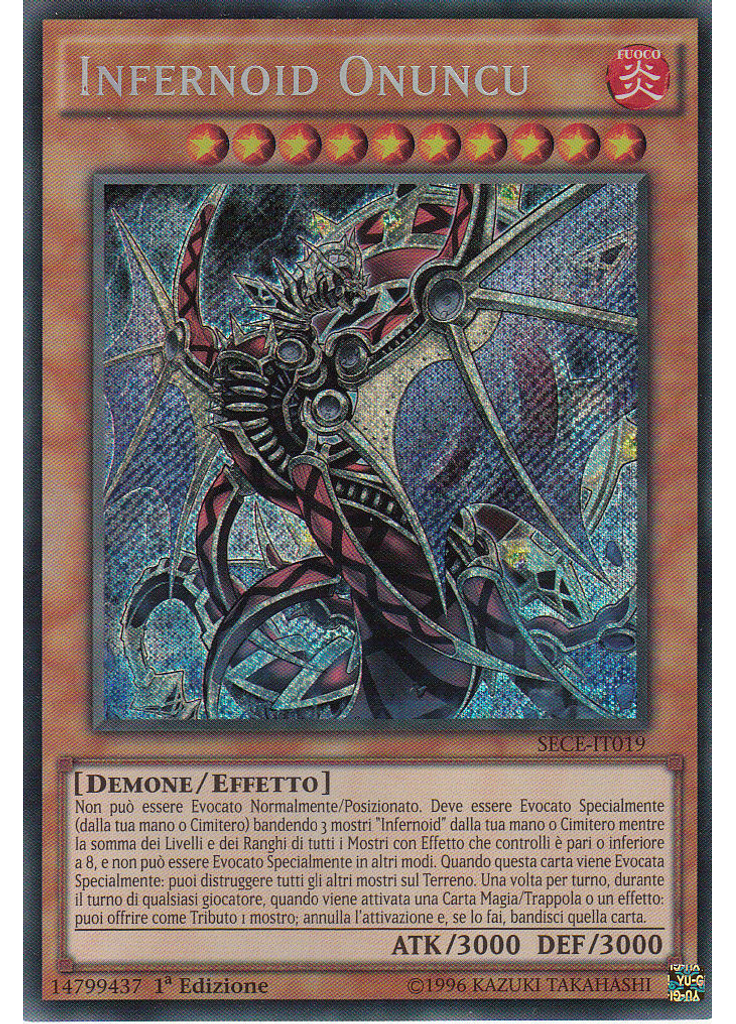 Infernoid Onuncu (Secret Rare 1st Edition)