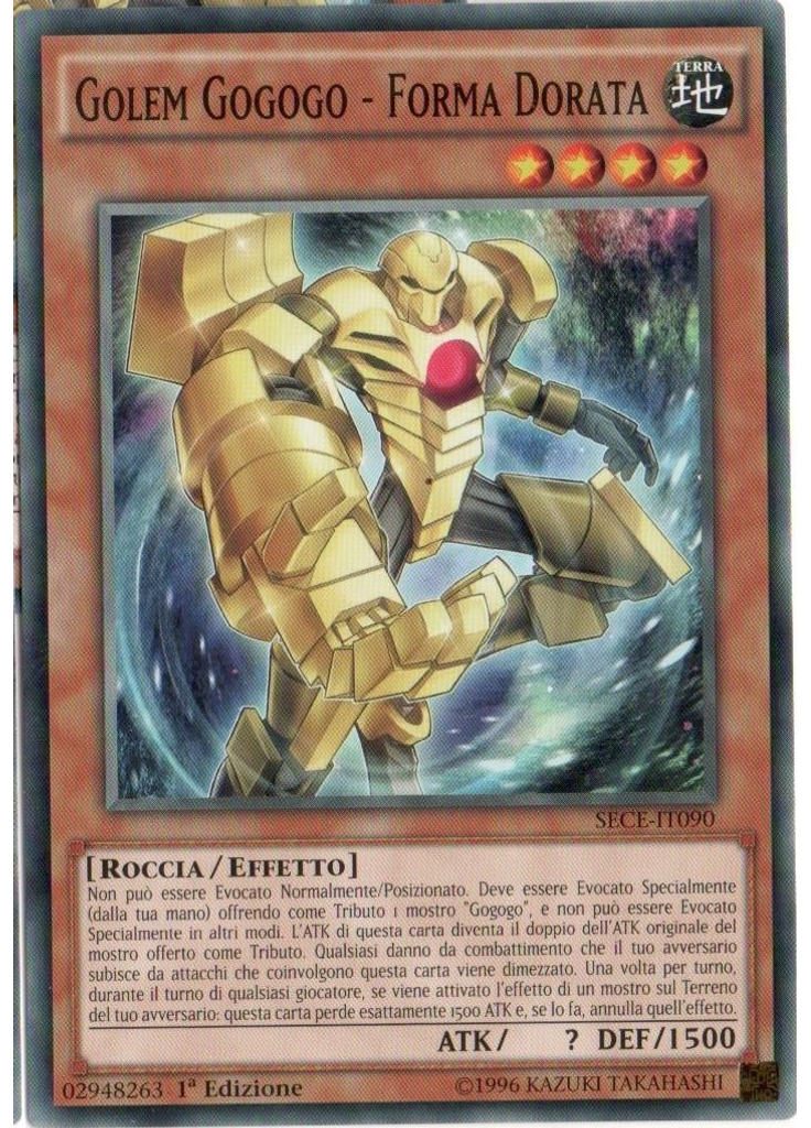 Golem Gogogo - Forma Dorata