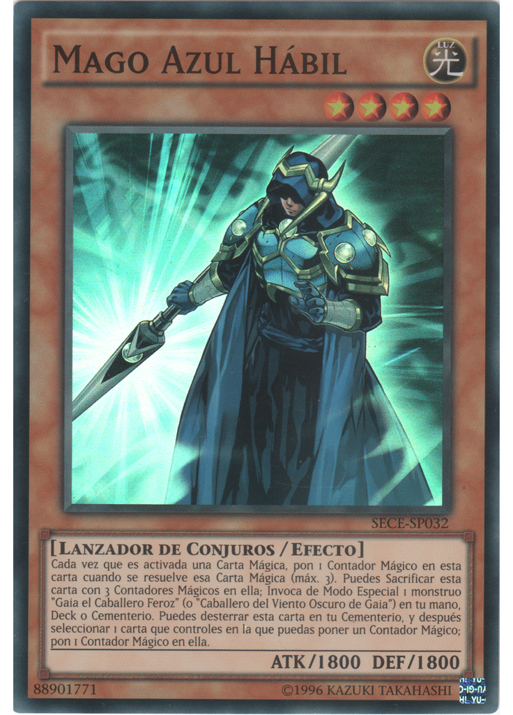 Mago Azul Hábil (Super Rare Unlimited)