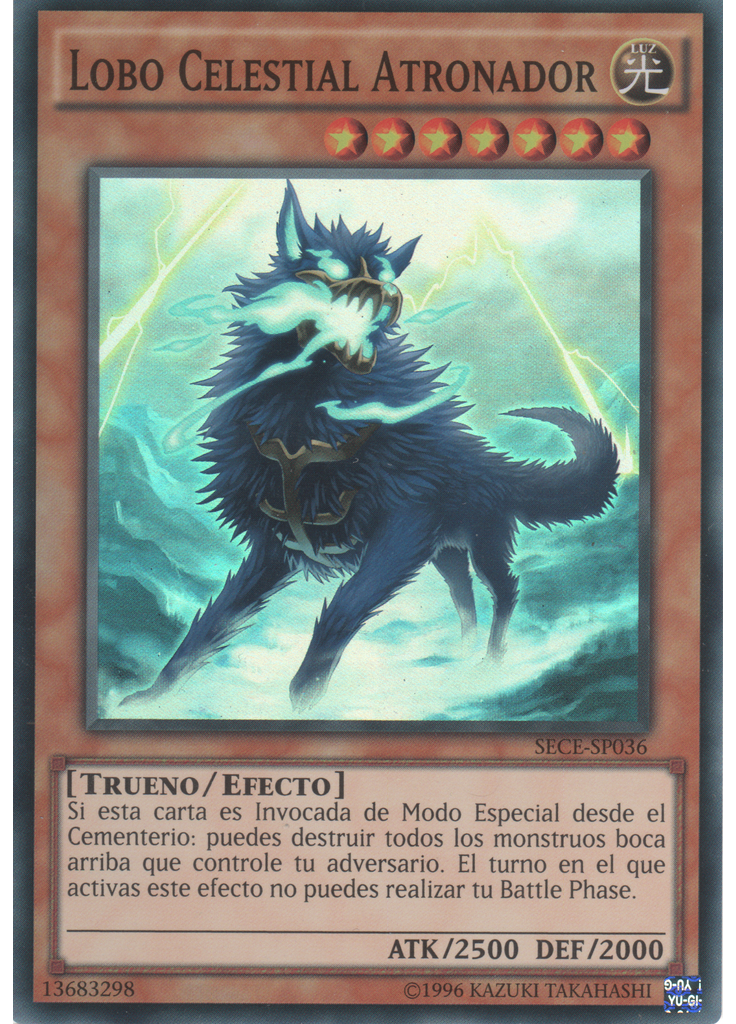 Lobo Celestial Atronador (Super Rare Unlimited)