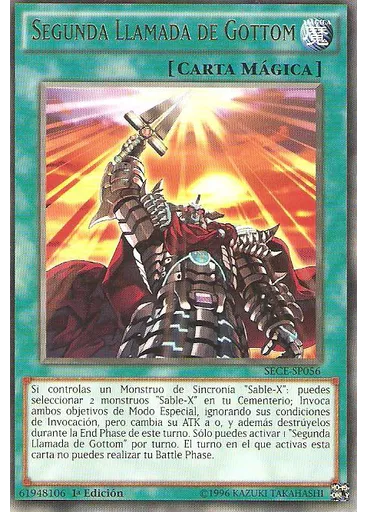 Segunda Llamada de Gottom