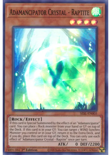Adamancipator Crystal - Raptite