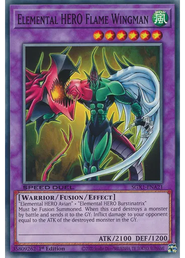 Elemental HERO Flame Wingman