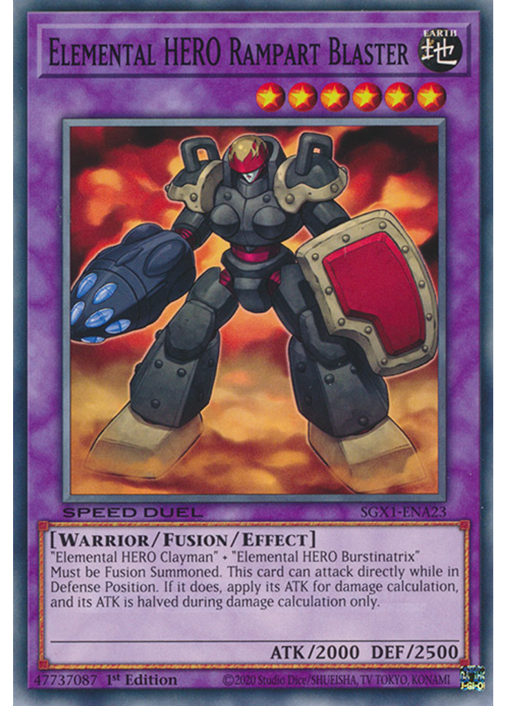 Elemental HERO Rampart Blaster