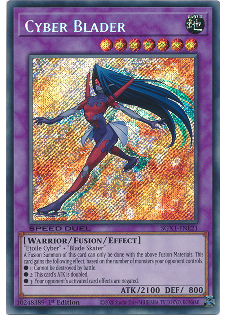 Cyber Blader (Secret Rare 1st Edition)