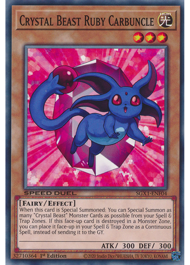 Crystal Beast Ruby Carbuncle