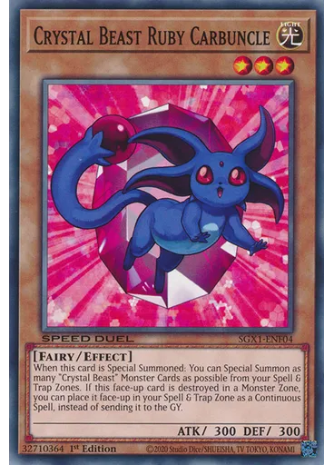 Crystal Beast Ruby Carbuncle
