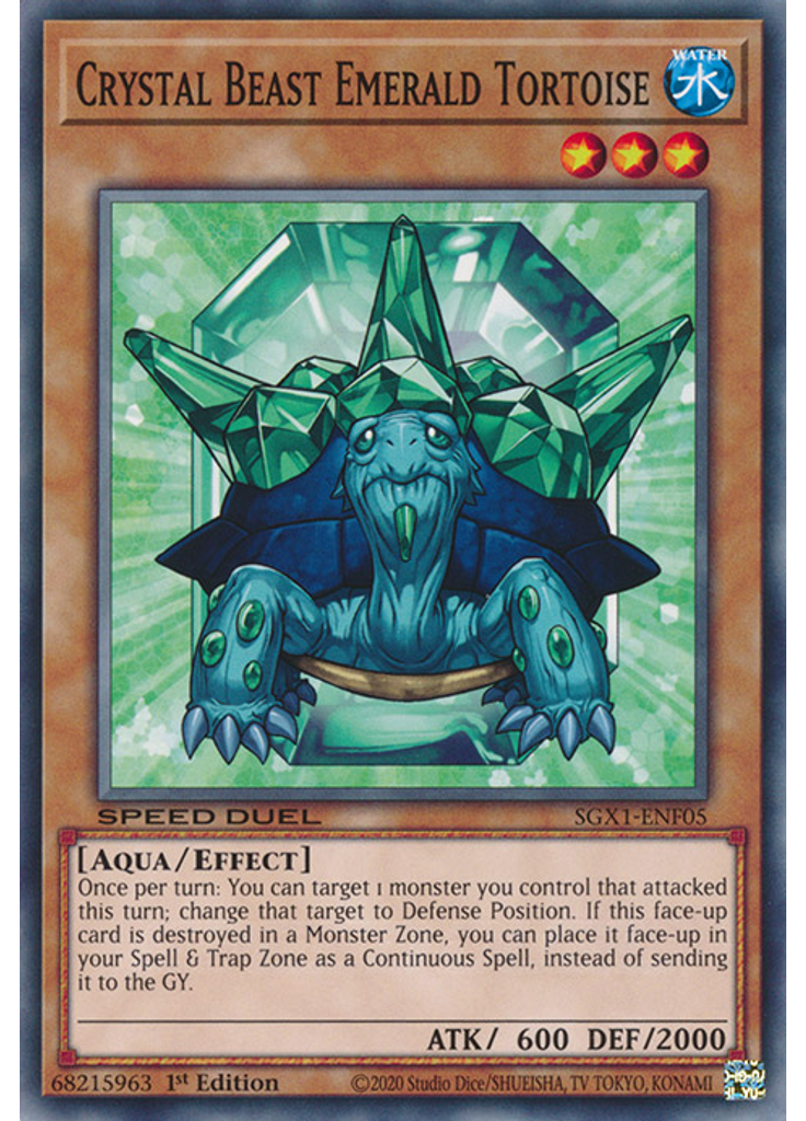 Crystal Beast Emerald Tortoise