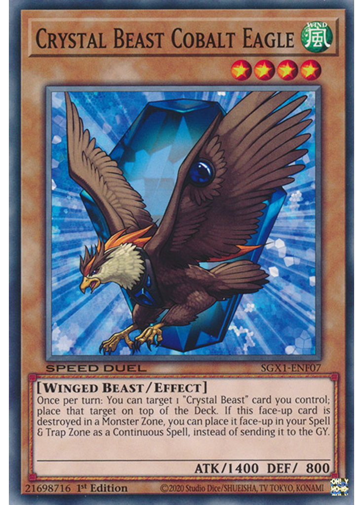 Crystal Beast Cobalt Eagle