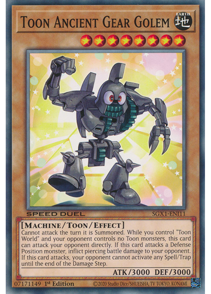 Toon Ancient Gear Golem