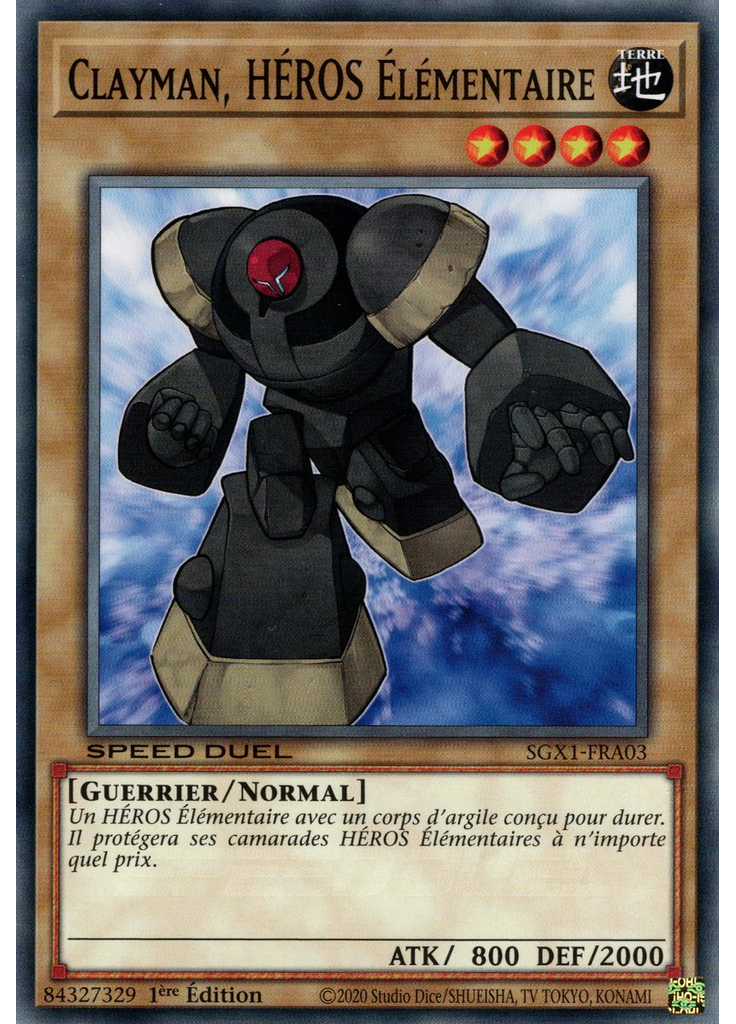 Clayman, HÉROS Élémentaire