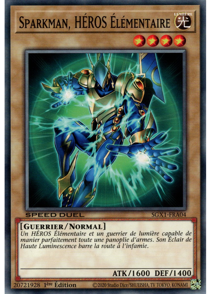 Sparkman, HÉROS Élémentaire