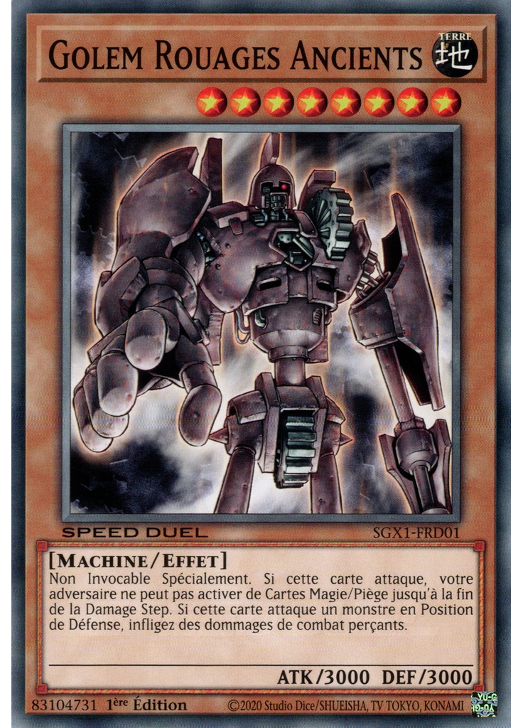 Golem Rouages Ancients