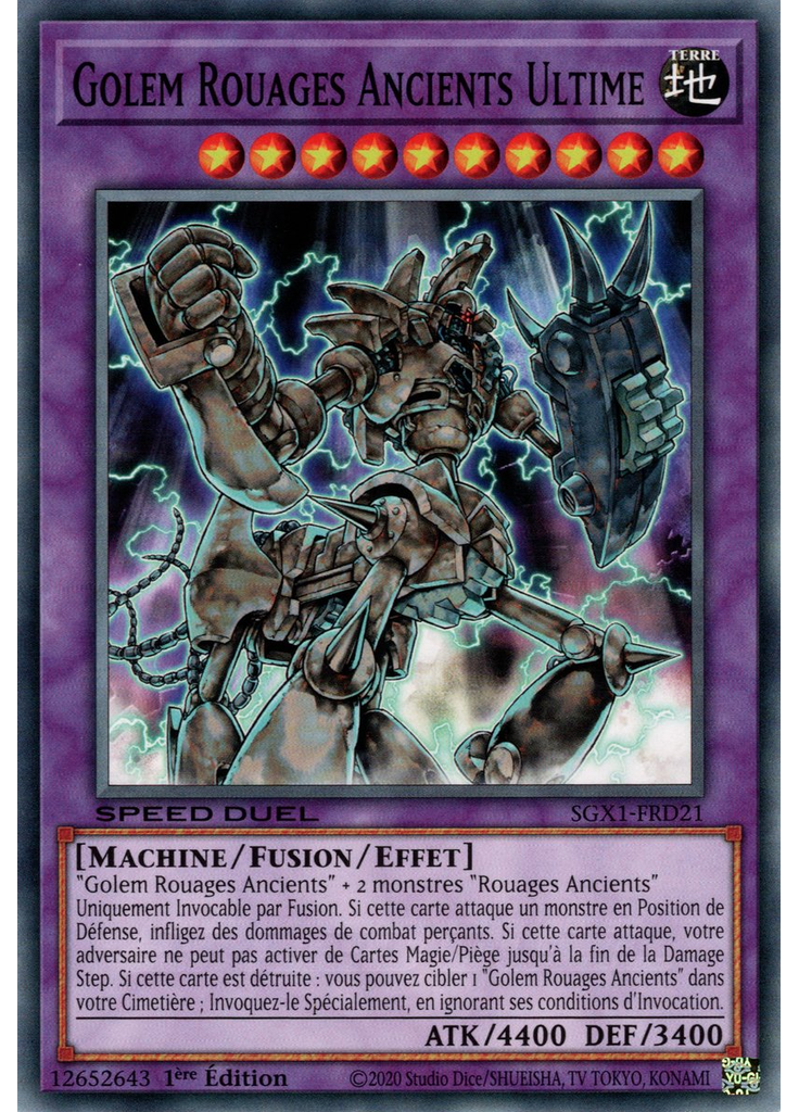 Golem Rouages Ancients Ultime