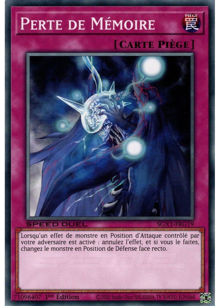 Perte de Mémoire