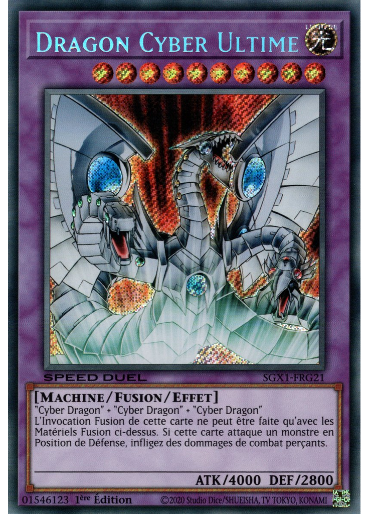 Dragon Cyber Ultime (Secret Rare 1st Edition)