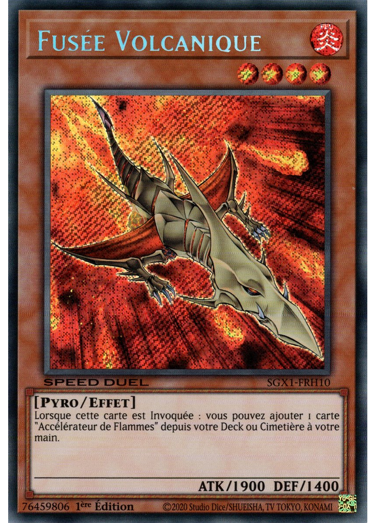 Fusée Volcanique (Secret Rare 1st Edition)