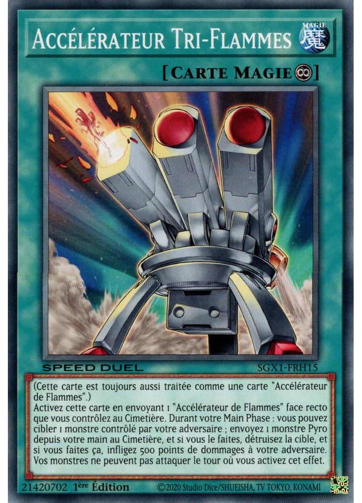 Accélérateur Tri-Flammes