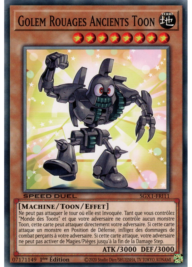 Golem Rouages Ancients Toon