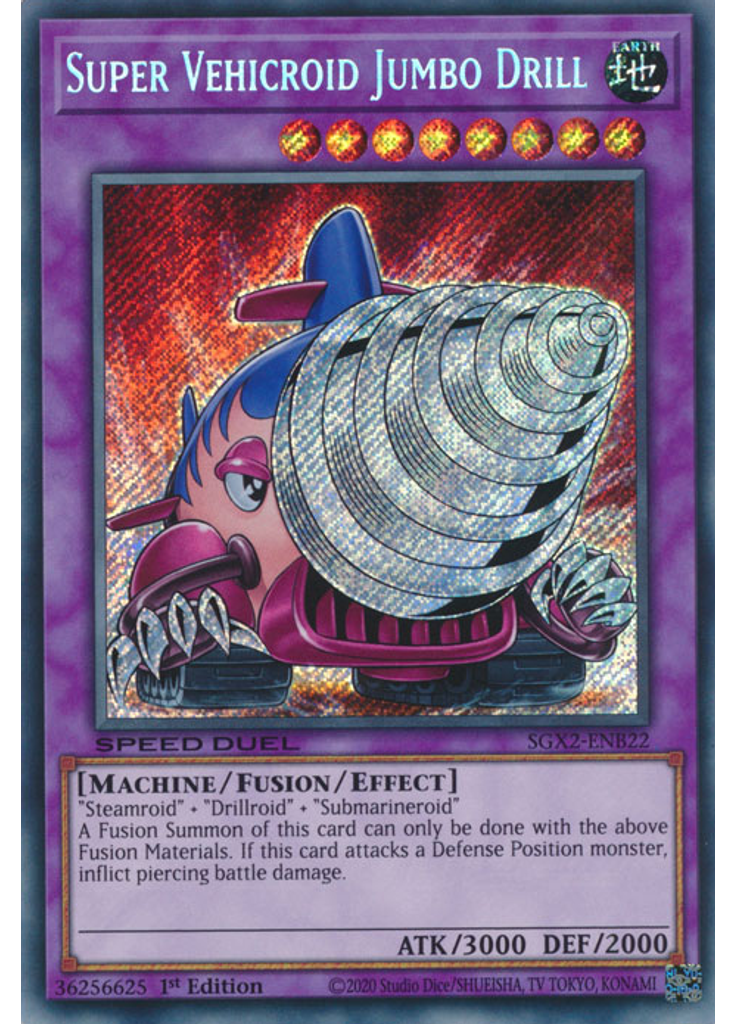 Super Vehicroid Jumbo Drill (Secret Rare 1st Edition)