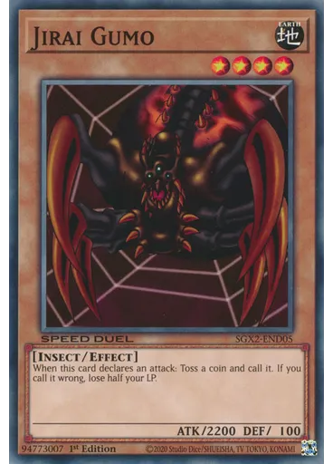 Jirai Gumo — Speed Duel GX: Midterm Paradox