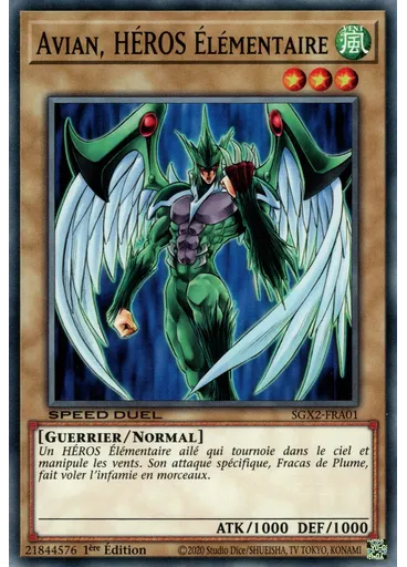 Avian, HÉROS Élémentaire