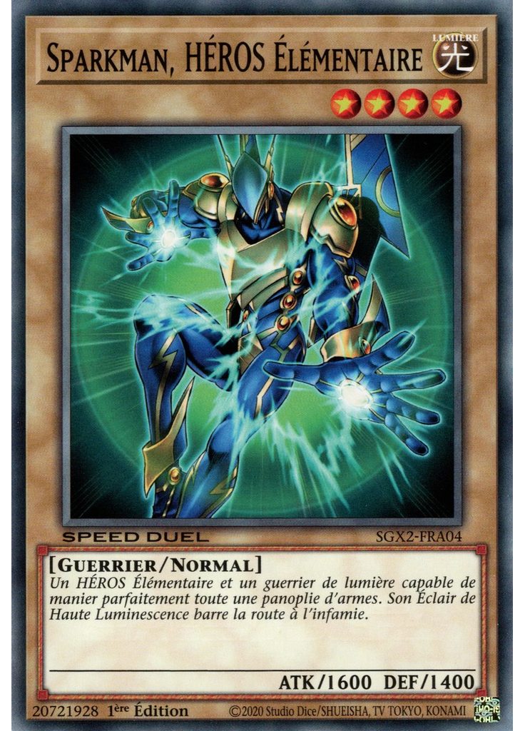 Sparkman, HÉROS Élémentaire