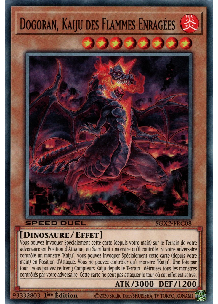Dogoran, Kaiju des Flammes Enragées