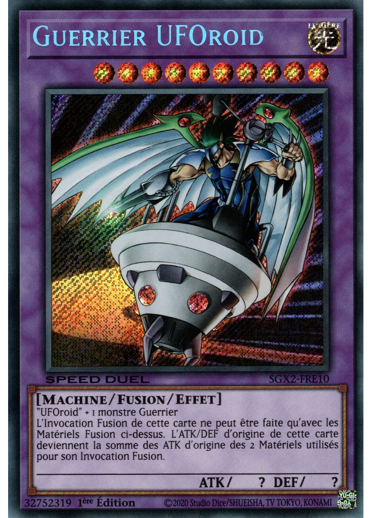 Guerrier UFOroid (Secret Rare 1st Edition)