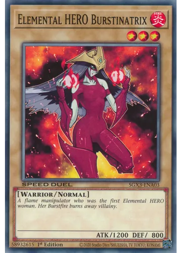 Elemental HERO Burstinatrix