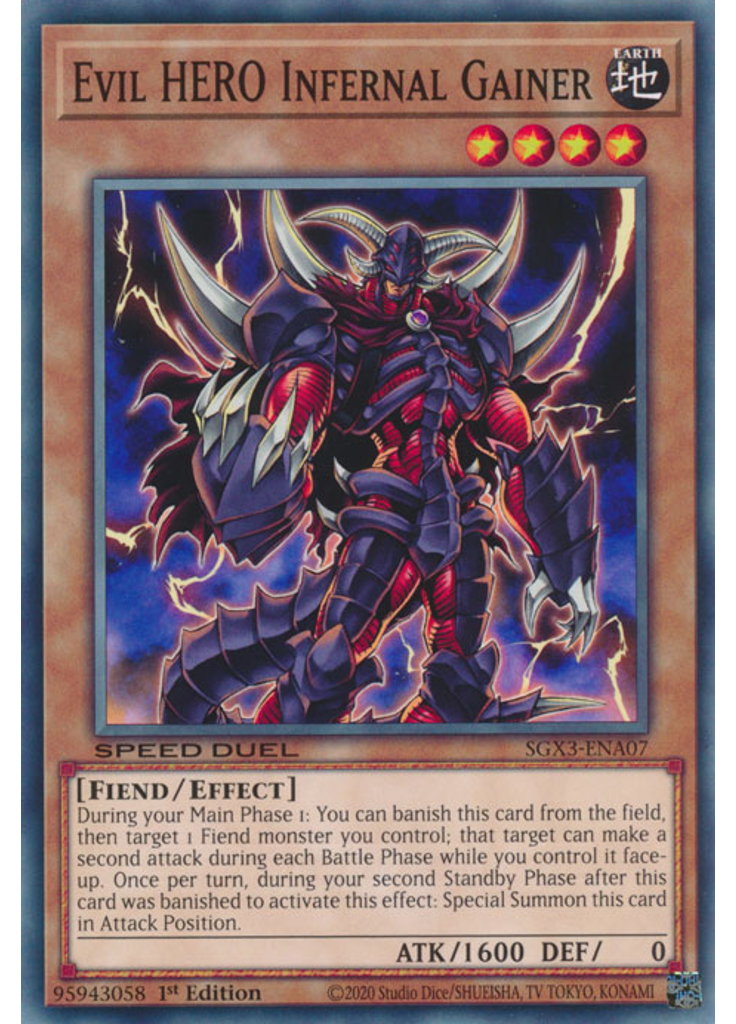 Evil HERO Infernal Gainer