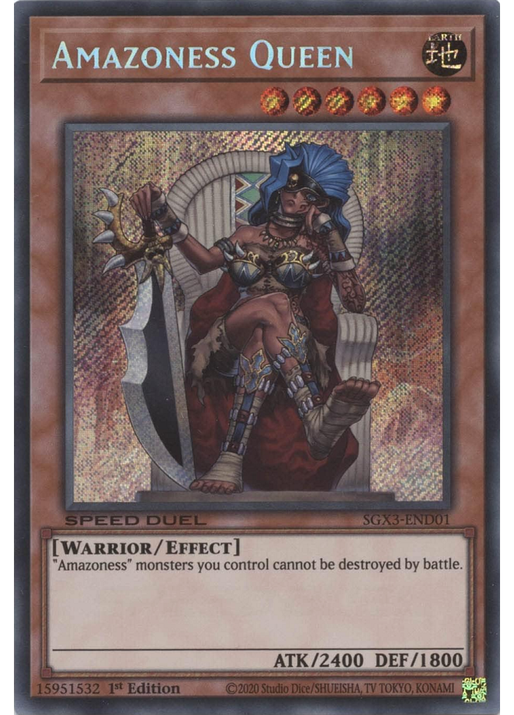 Amazoness Queen (Secret Rare 1st Edition)