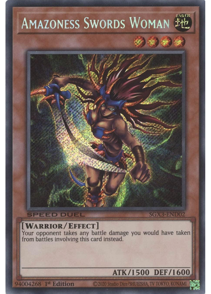 Amazoness Swords Woman (Secret Rare 1st Edition)