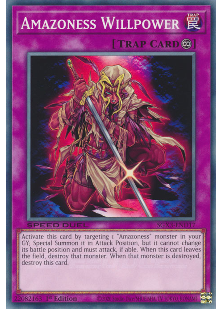 Amazoness Willpower