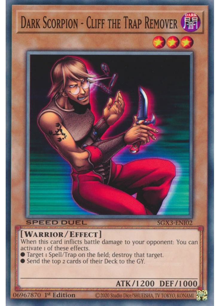 Dark Scorpion - Cliff the Trap Remover