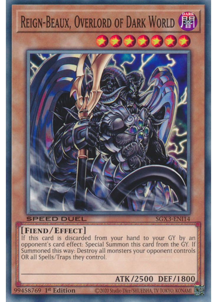Reign-Beaux, Overlord of Dark World