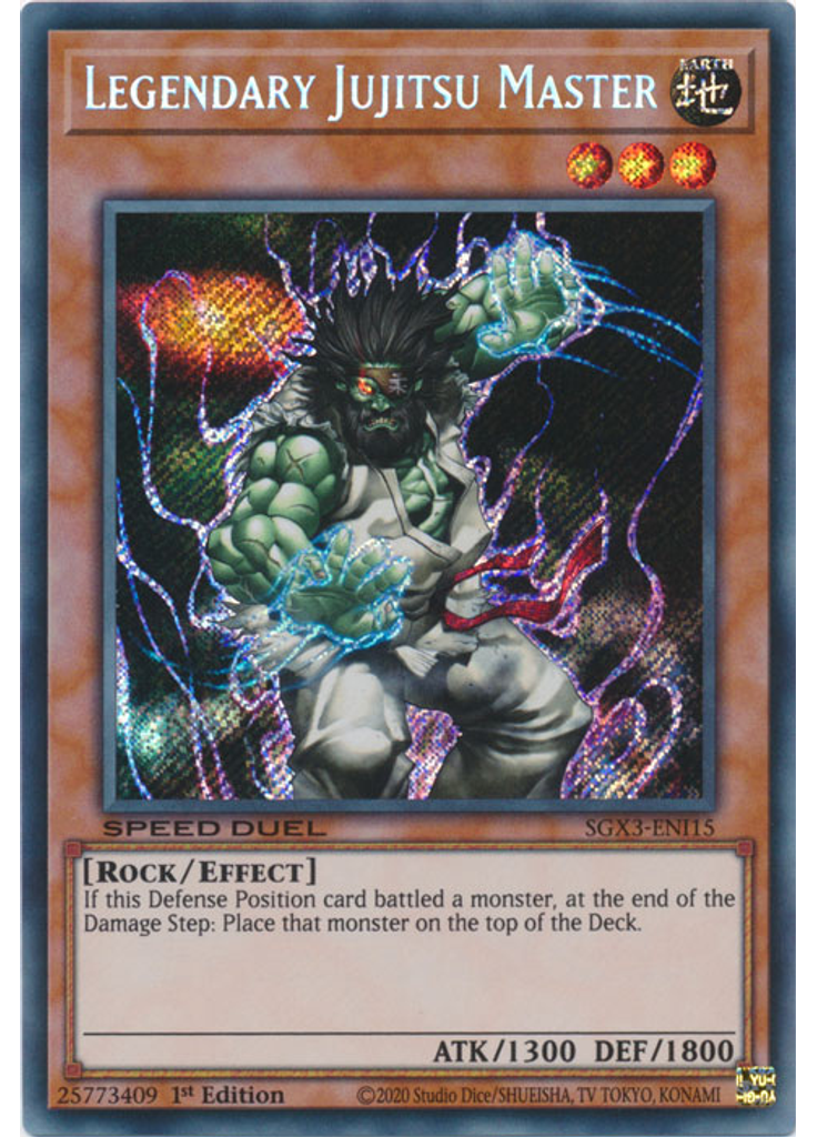 Legendary Jujitsu Master (Secret Rare 1st Edition)