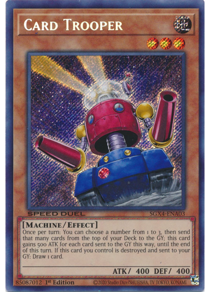 Card Trooper (Secret Rare 1st Edition)