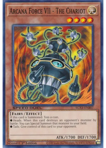 Arcana Force VII - The Chariot