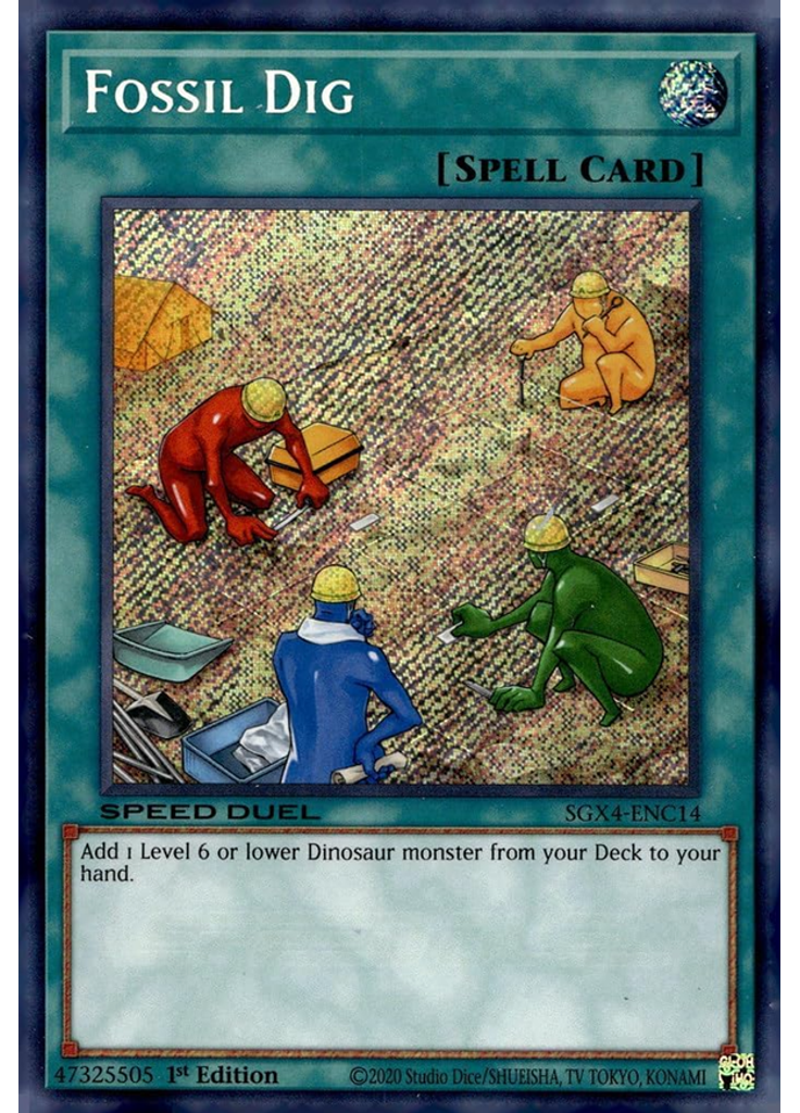 Fossil Dig (Secret Rare 1st Edition)