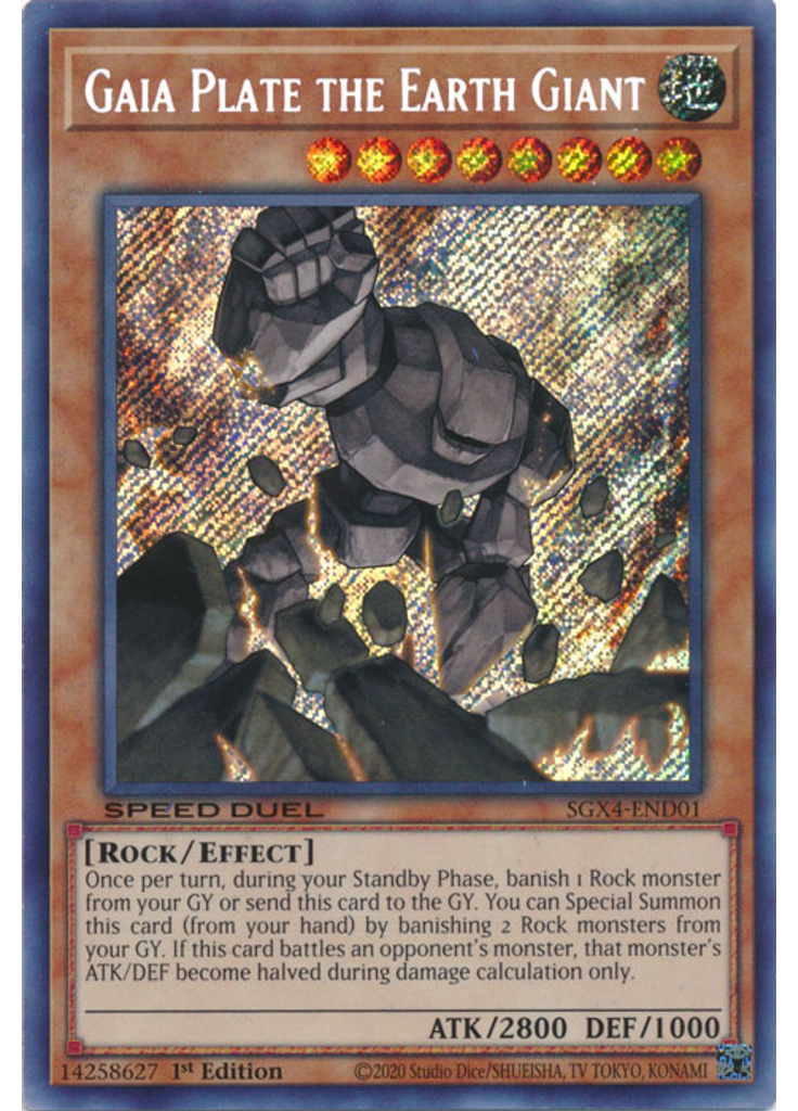 Gaia Plate the Earth Giant (Secret Rare 1st Edition)